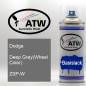 Preview: Dodge, Deep Grey(Wheel Color), ZSP-W: 400ml Sprühdose, von ATW Autoteile West.